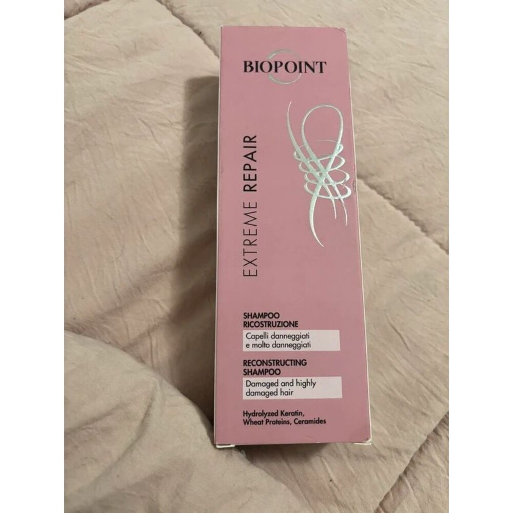 Biopoint Extreme Repair Reconstructing Shampoo Damaged Hair Keratin Ceramides